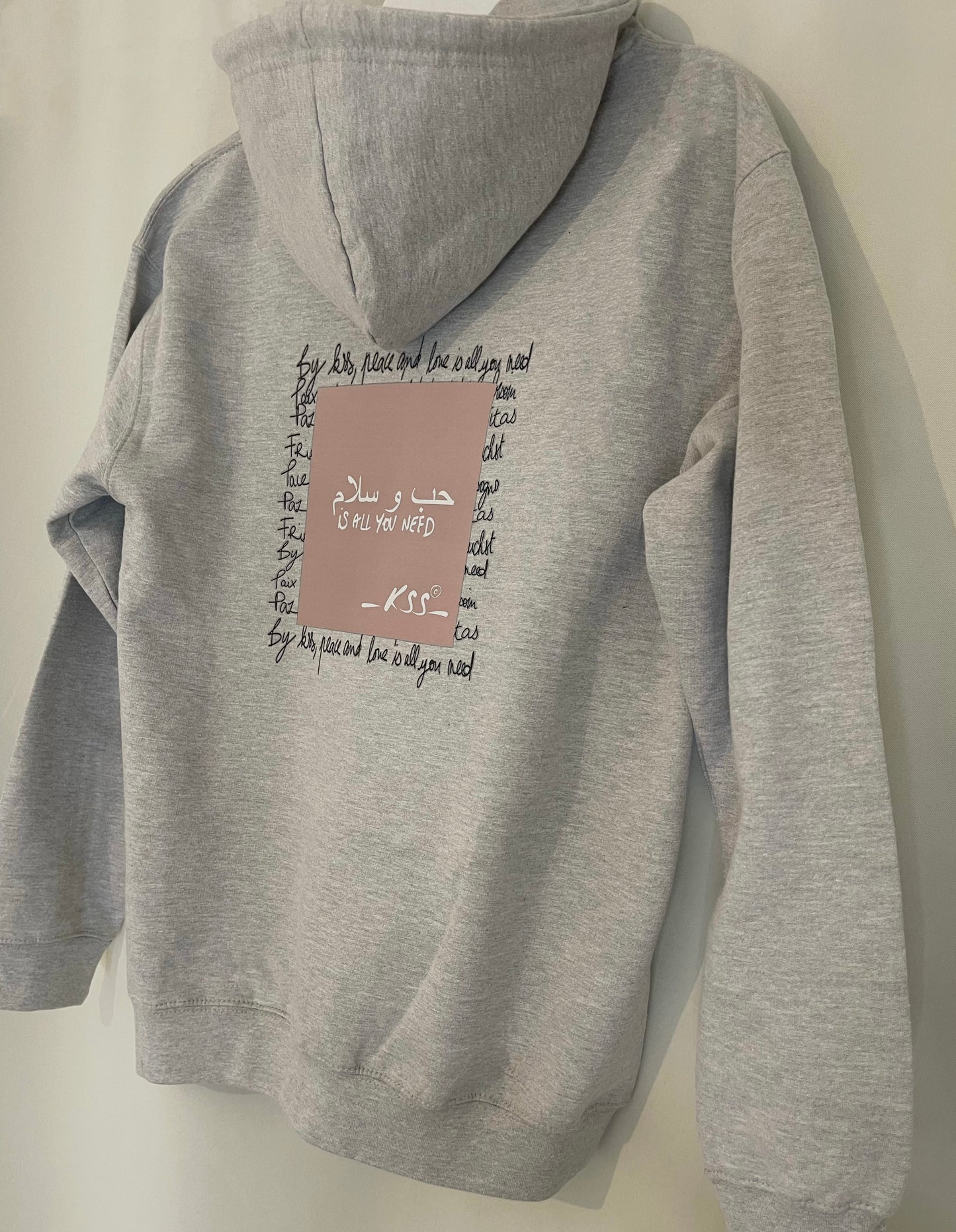 Hoodie Zippé « paix&amour »